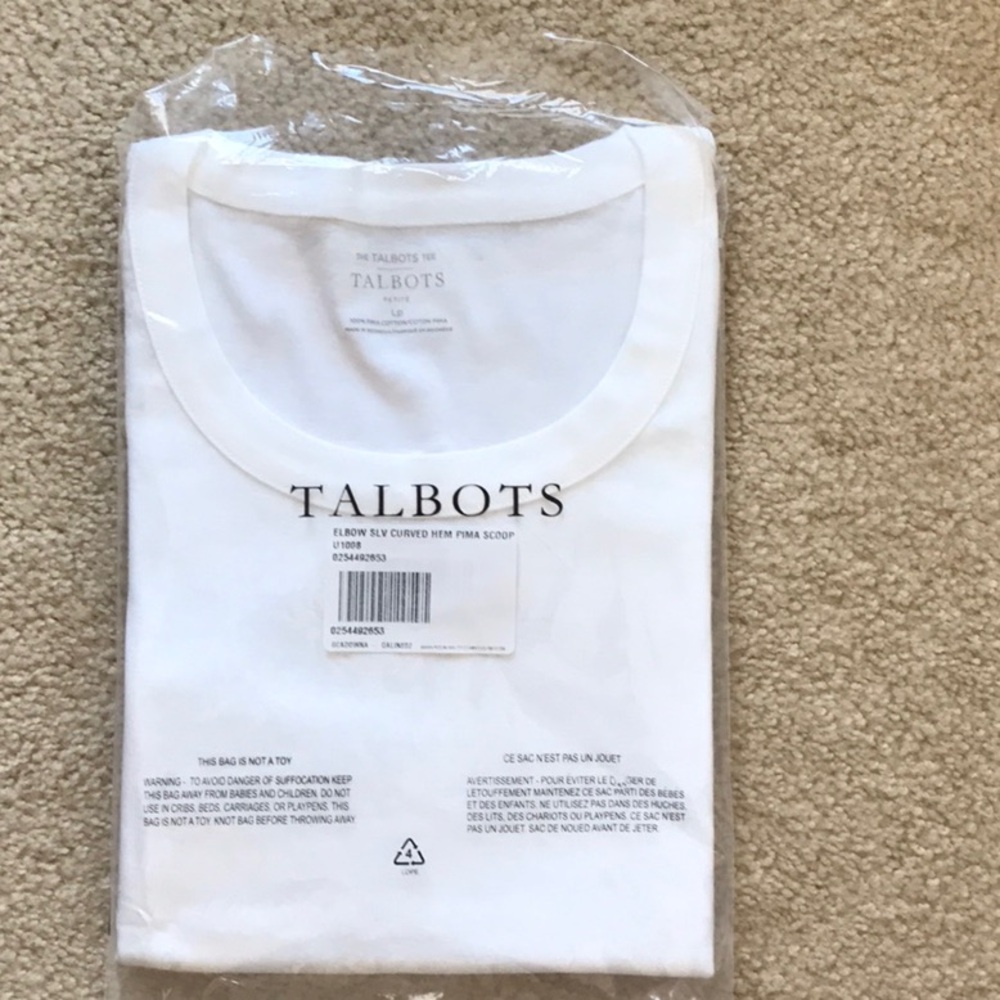 NWT Talbots pima cotton
